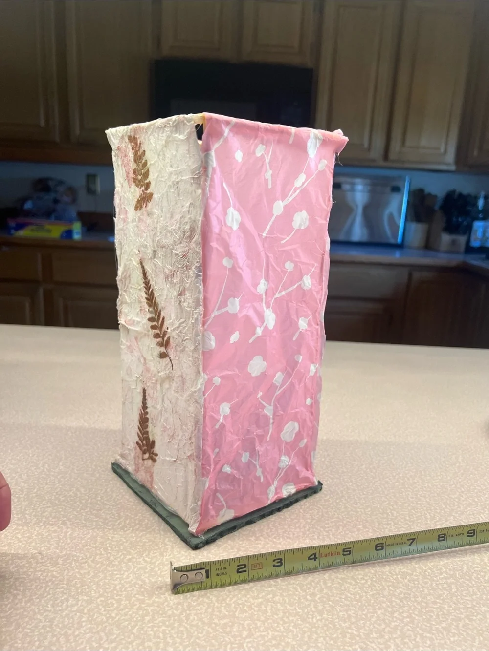 Botany themed lantern.